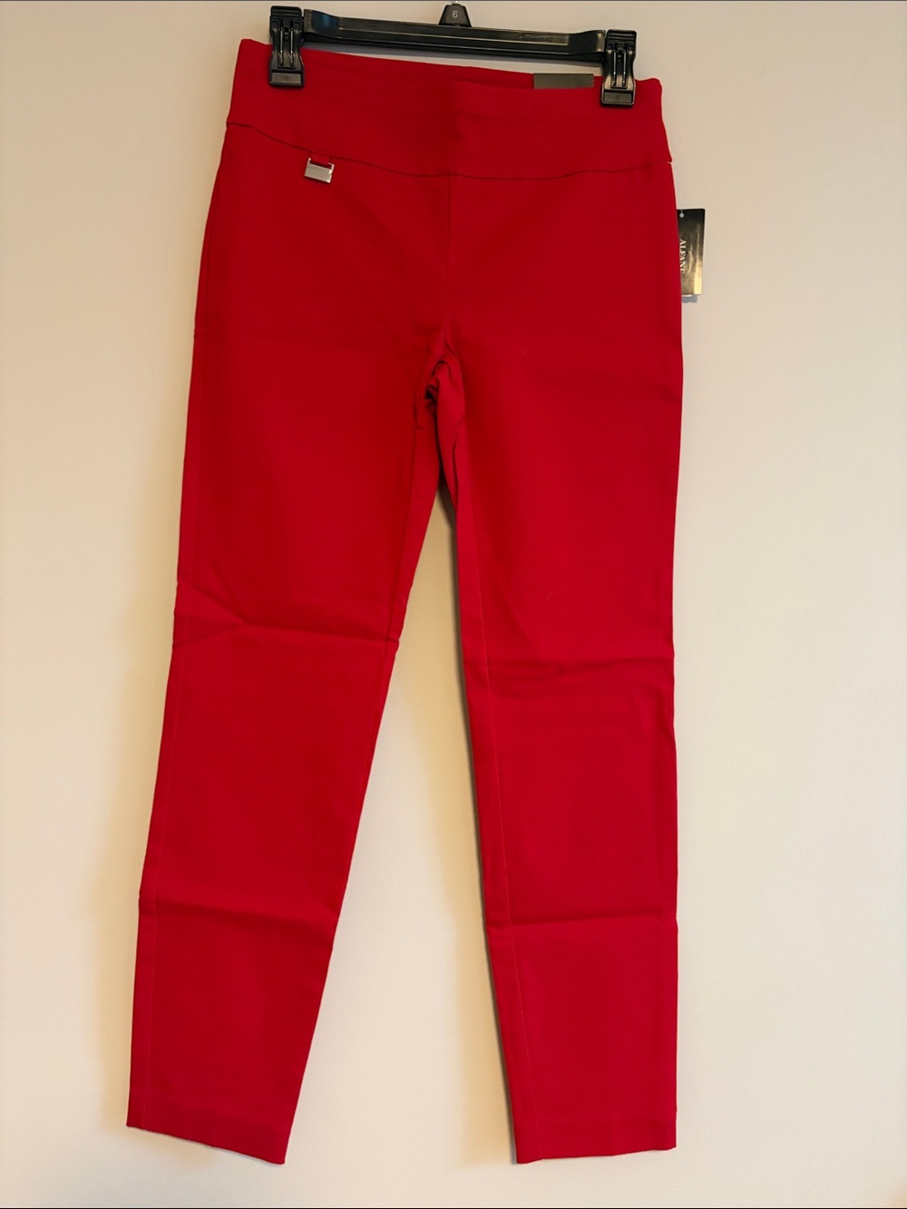 Alfani Vibrant Red Skinny Pants